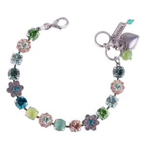 Medium Bloom Bracelet in "Ivy Villa" - Antique Silver