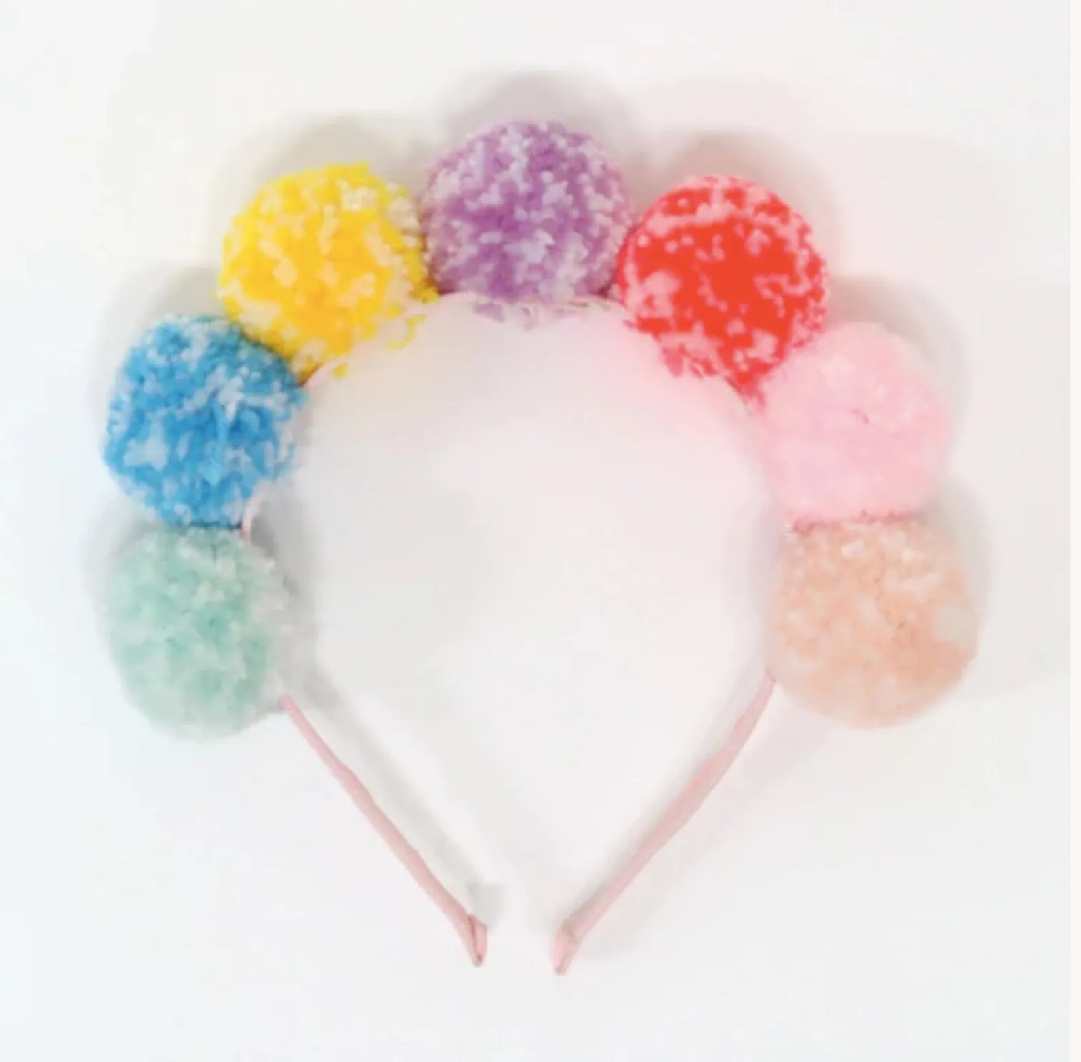 Meri Meri Rainbow Pompom Headband