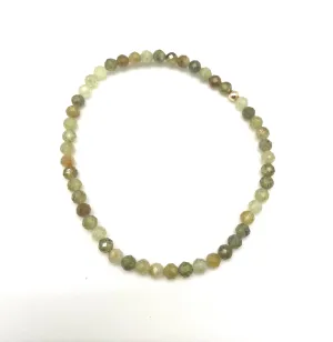 Mimi single bracelet - green garnet