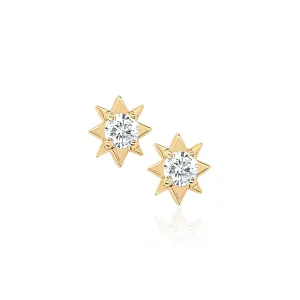 Mini North Star Diamond Studs