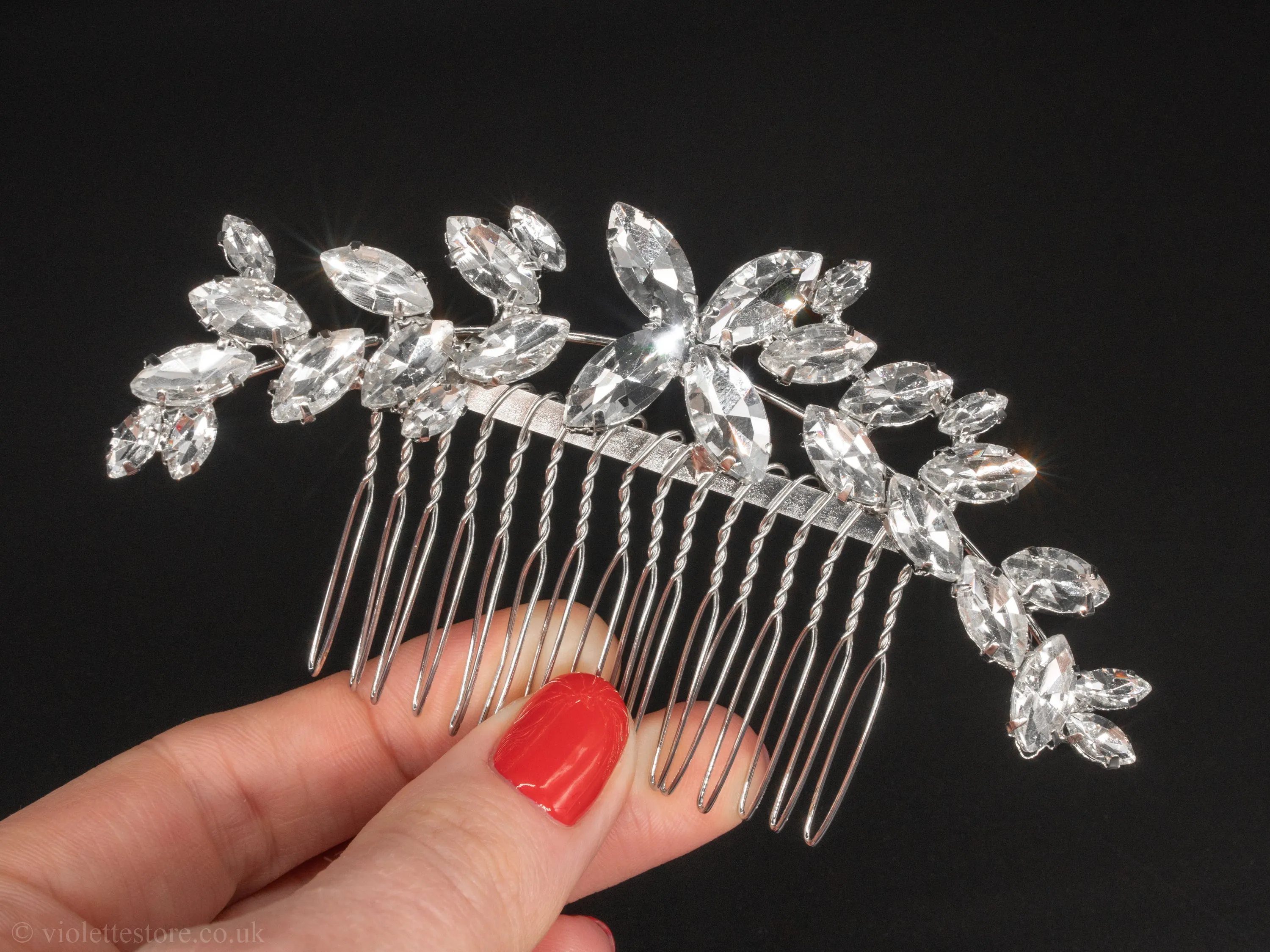 Molly Crystal Hair Comb