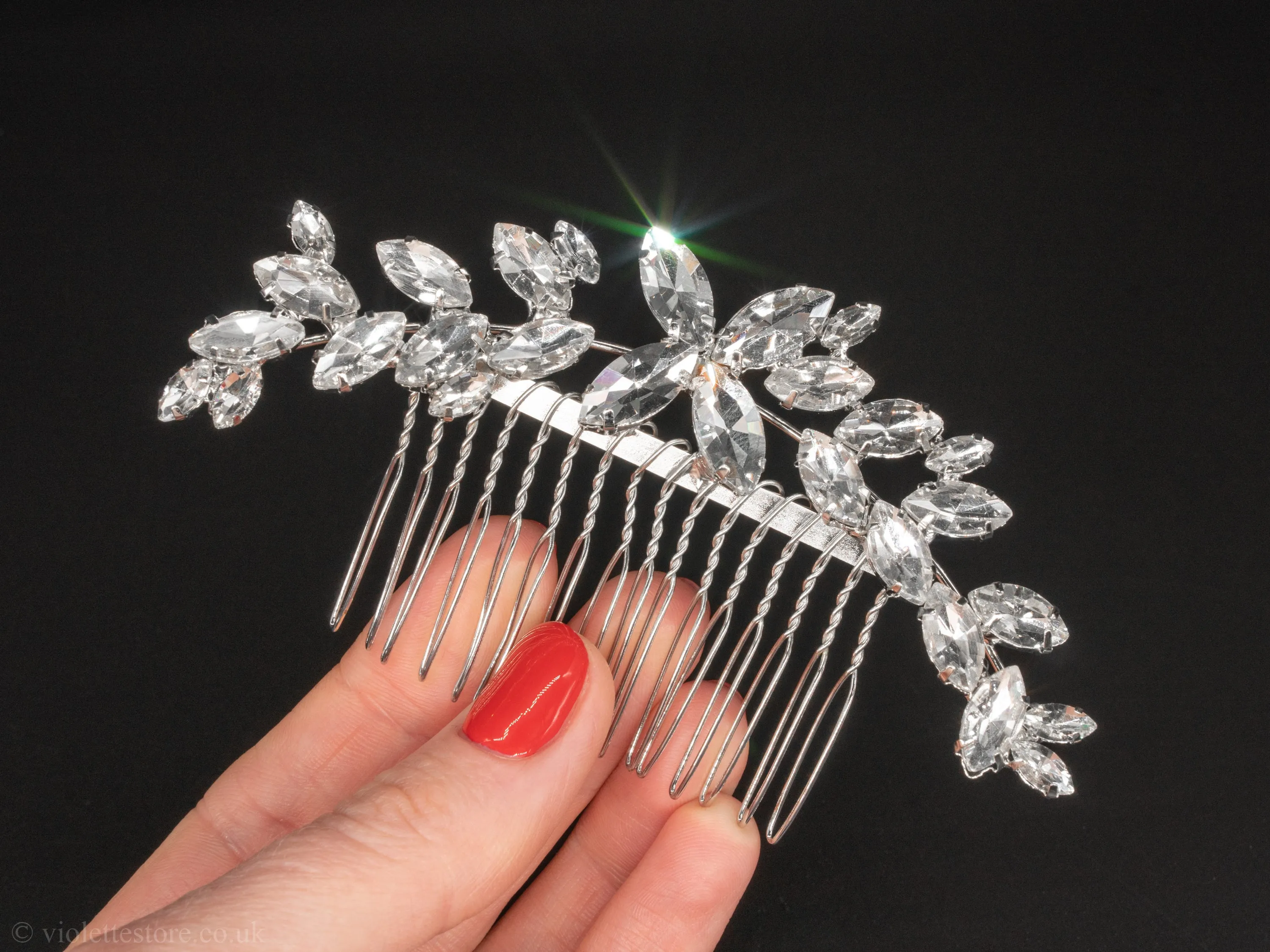 Molly Crystal Hair Comb