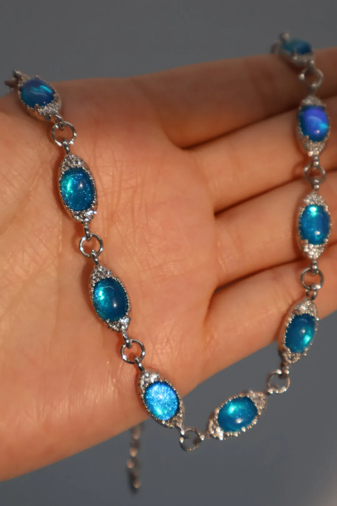 Multi Aurora Moonstone Necklace