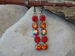 Multi colors Rebeka earrings