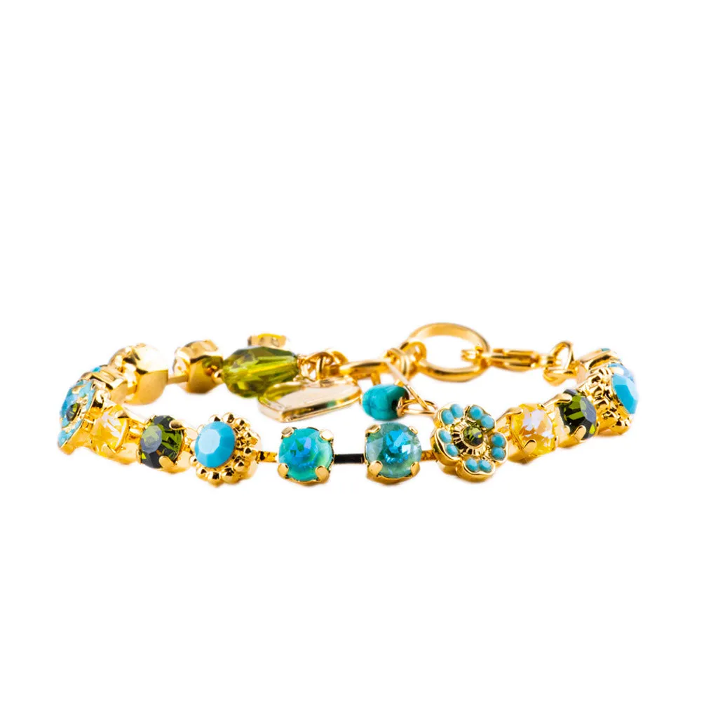 Petite Flower Cluster Bracelet in "Pistachio" *Preorder*