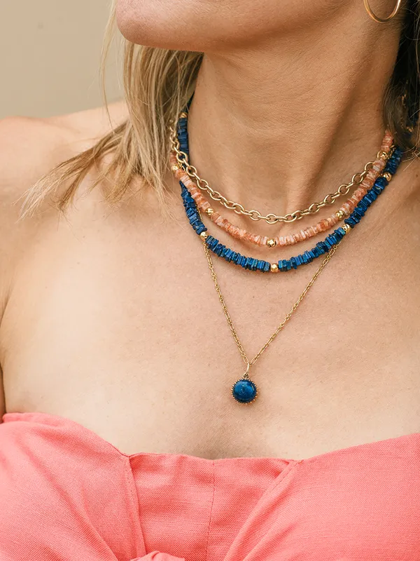 Phoebe Lapis Lazuli Necklace