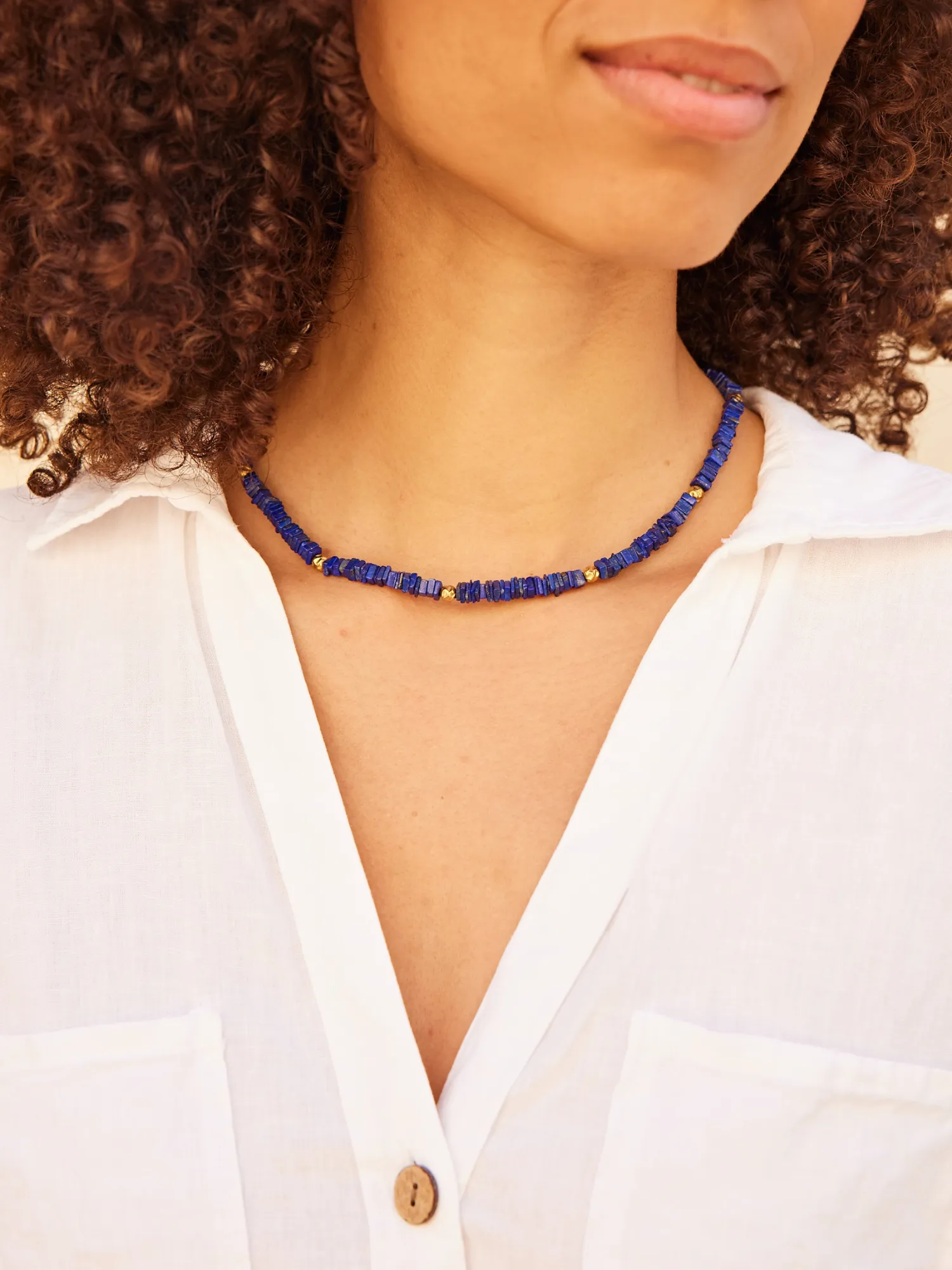 Phoebe Lapis Lazuli Necklace