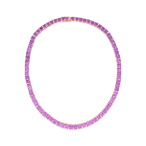 Pink Sapphire Necklace