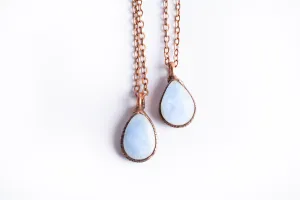 Rainbow moonstone necklace | June birthstone necklace