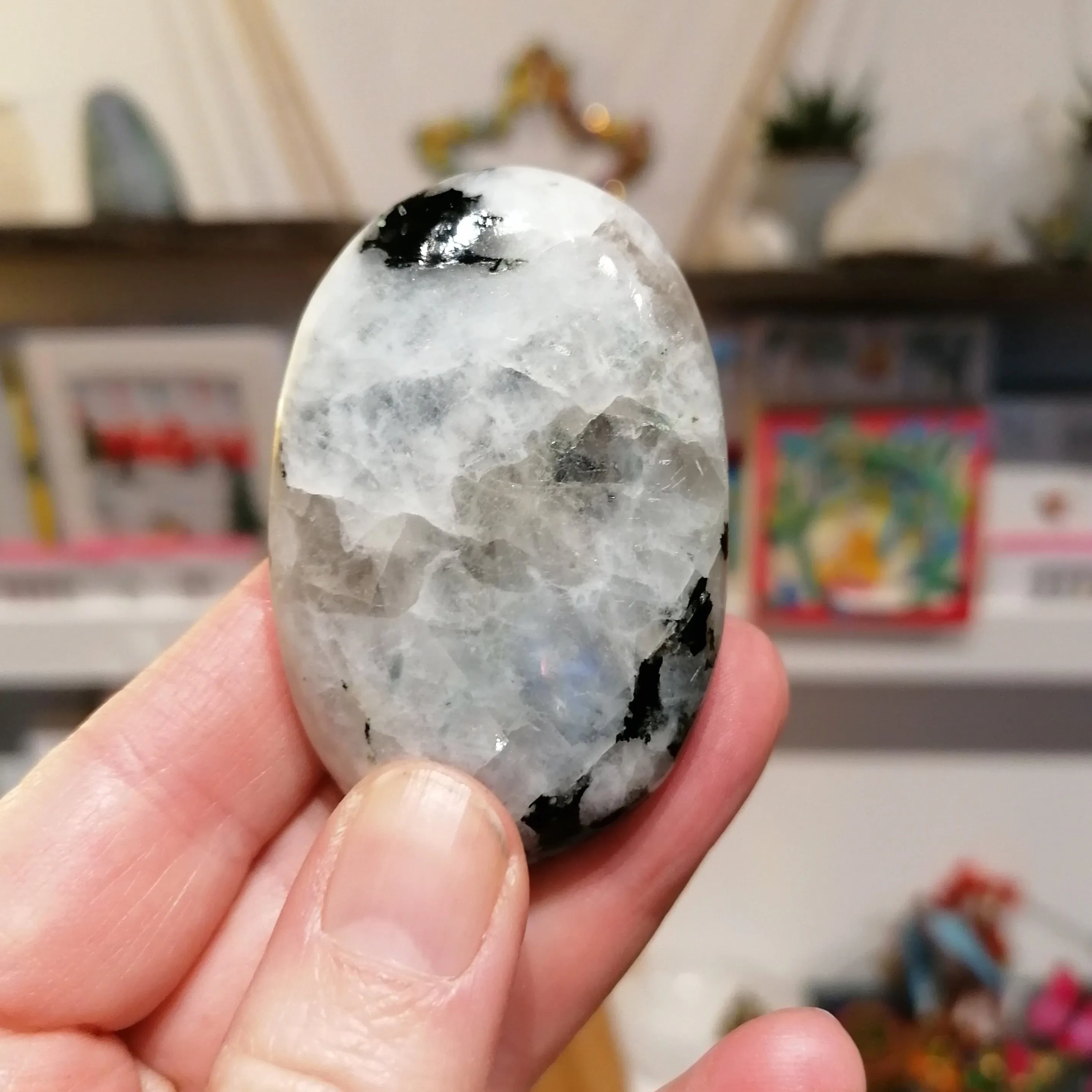 Rainbow Moonstone Palmstone