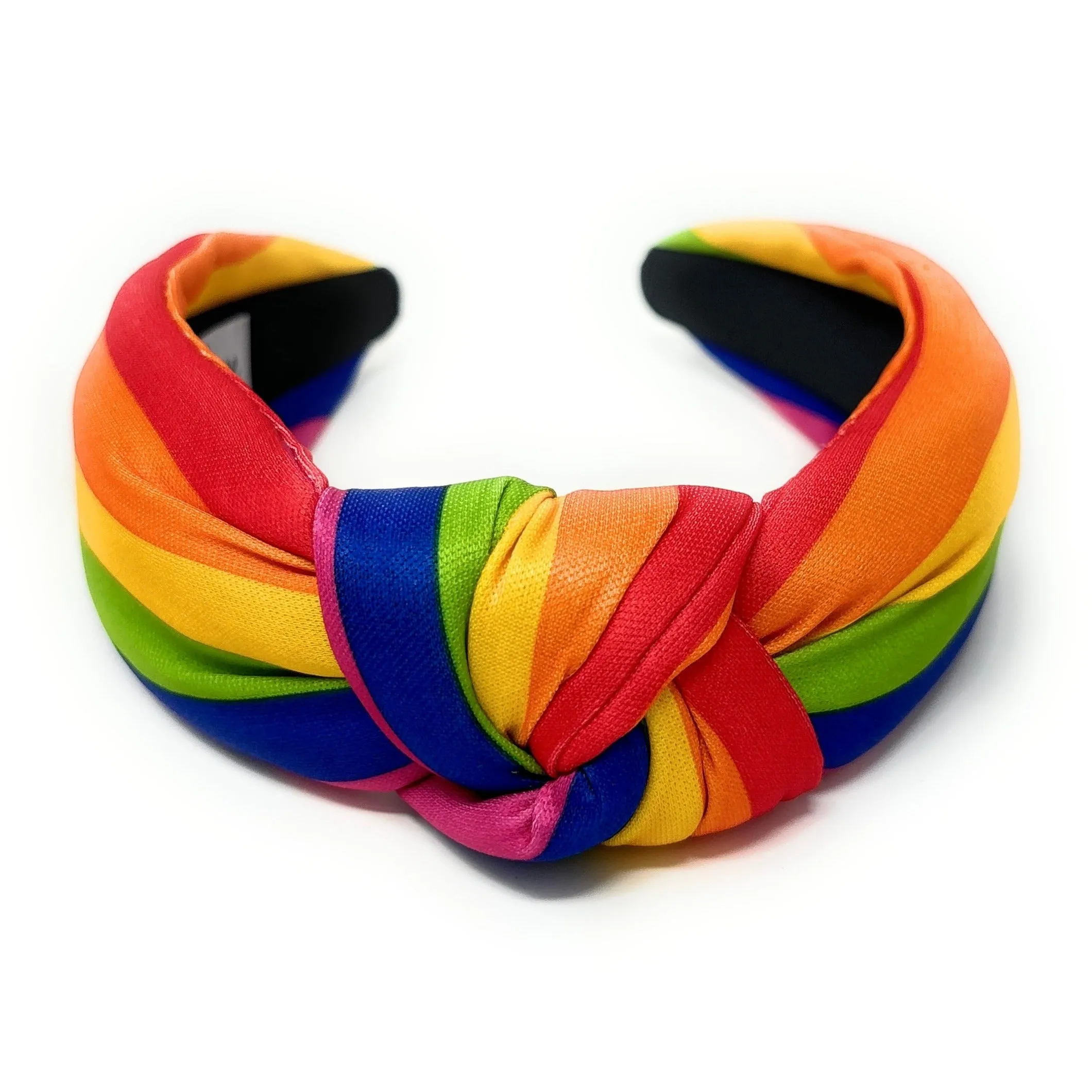 Rainbow Top Knot Headband