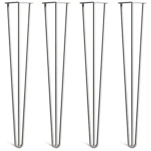 Raw Steel Hairpin Legs