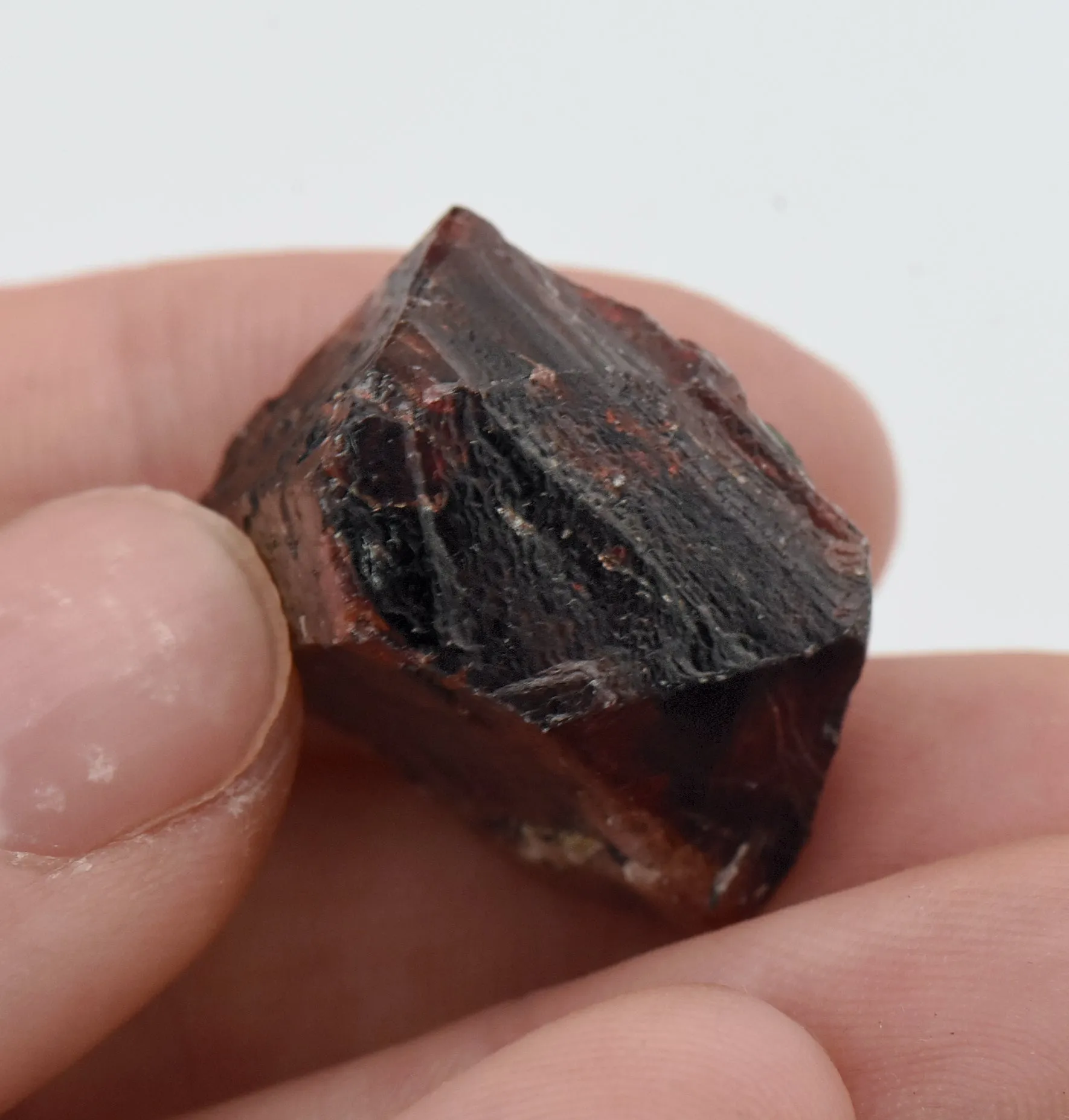 Red Zircon Crystal Specimen