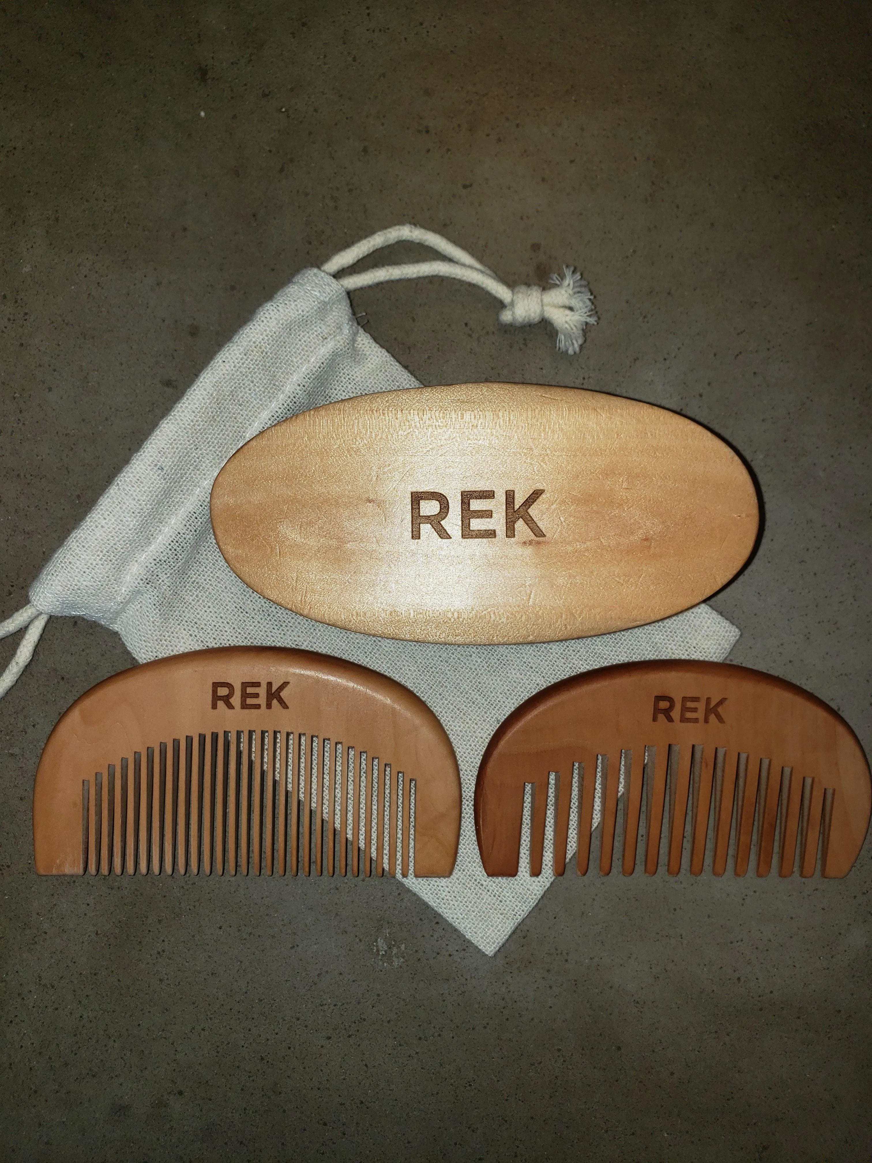 REK Beard Brush and Comb Kit | REK Cosmetics