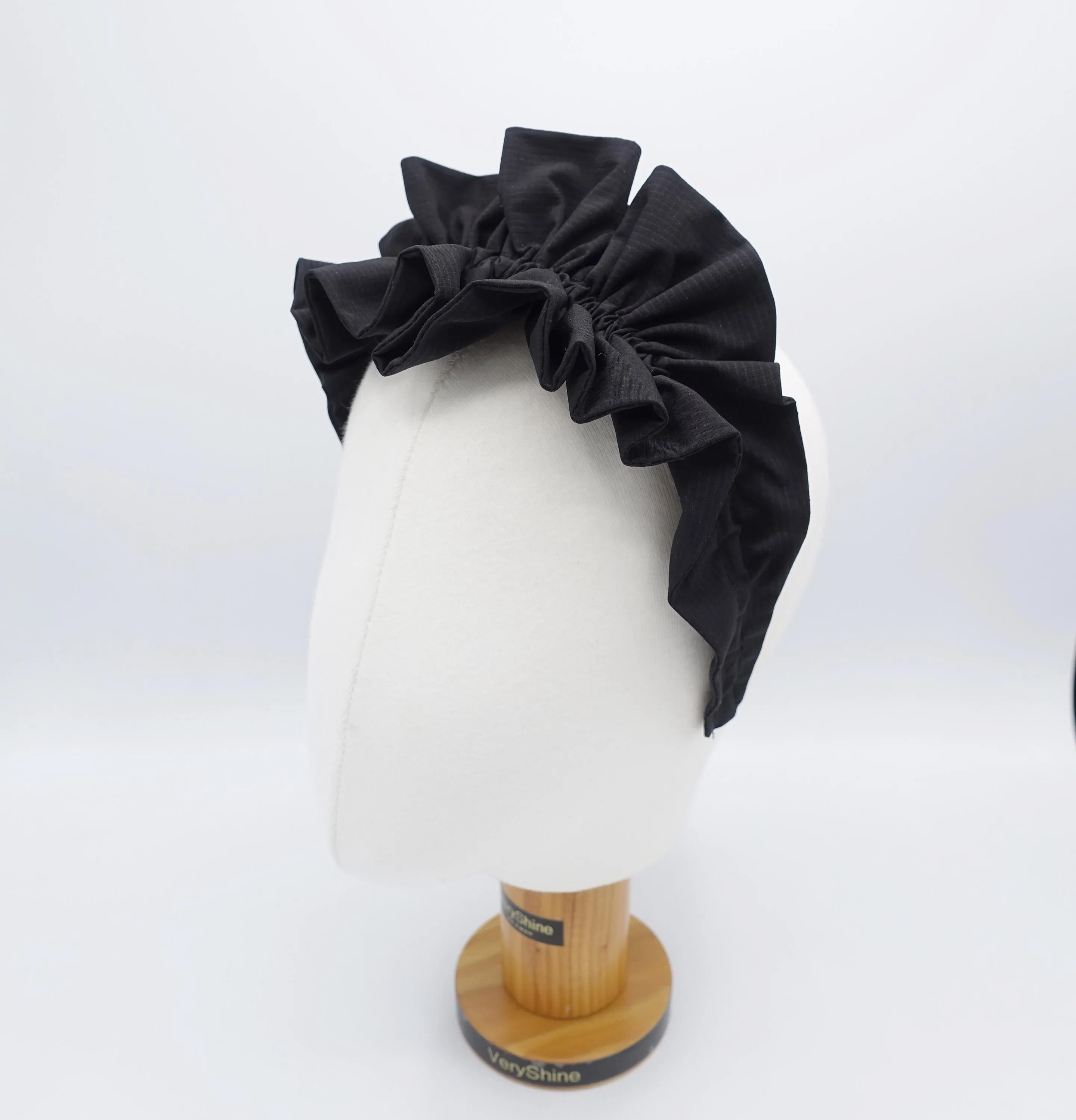 ruffled pleats headband