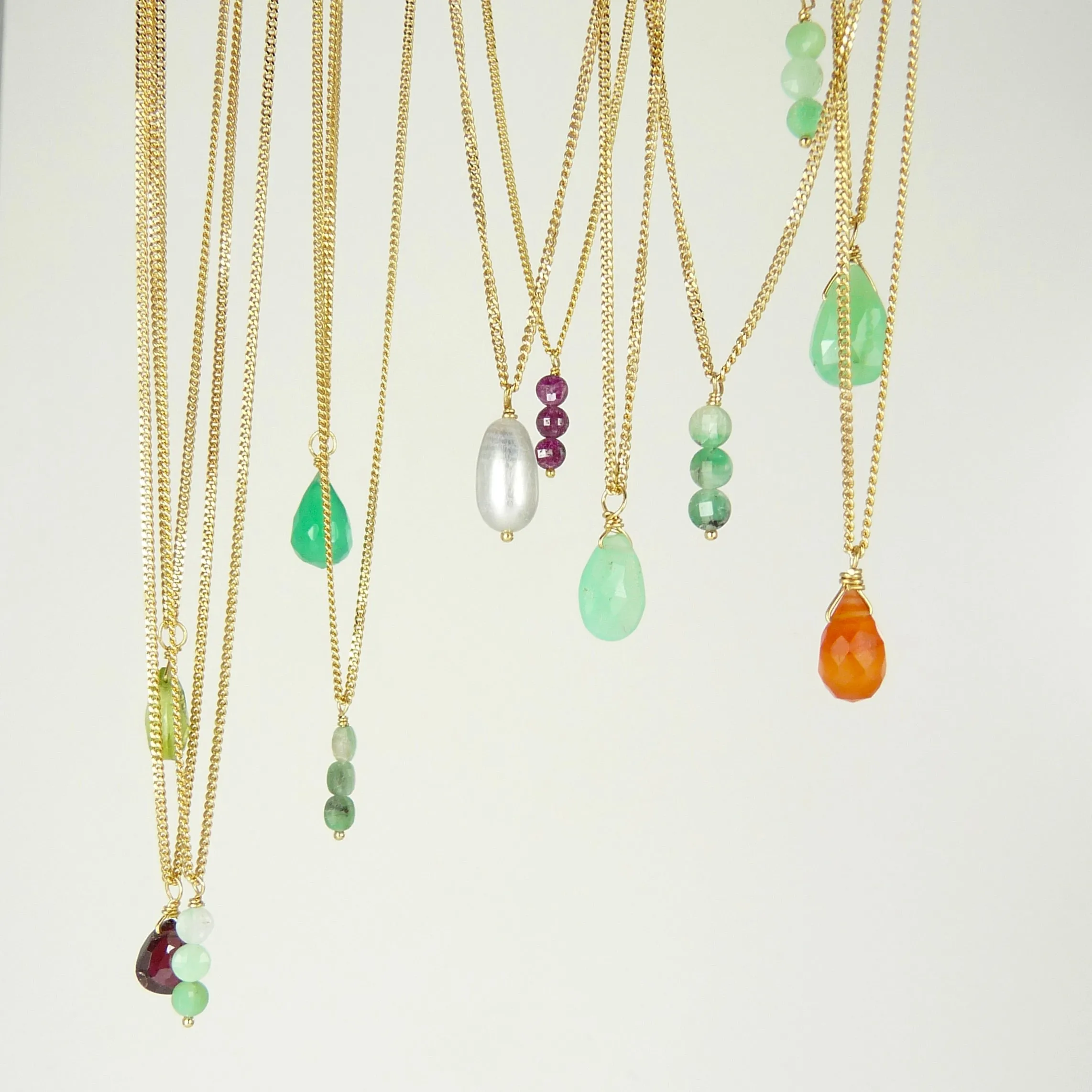 Scarlett Semi Precious Gemstone Necklaces