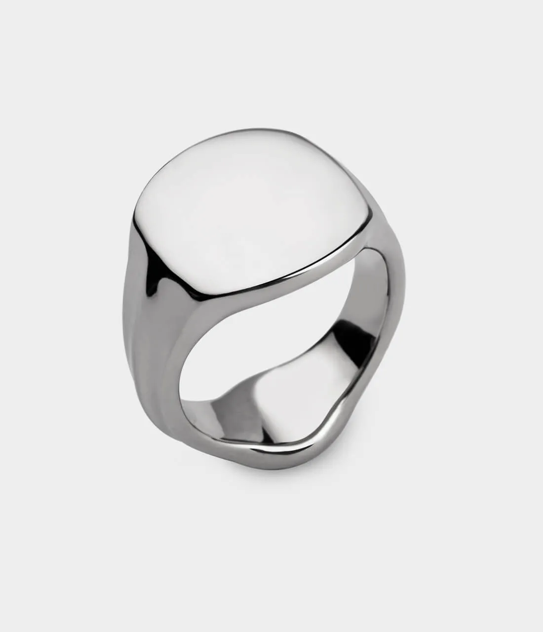 Signet Ring in Silver, Size Z3