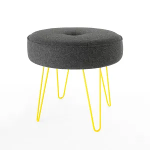 Tall Hairpin Leg Footstool