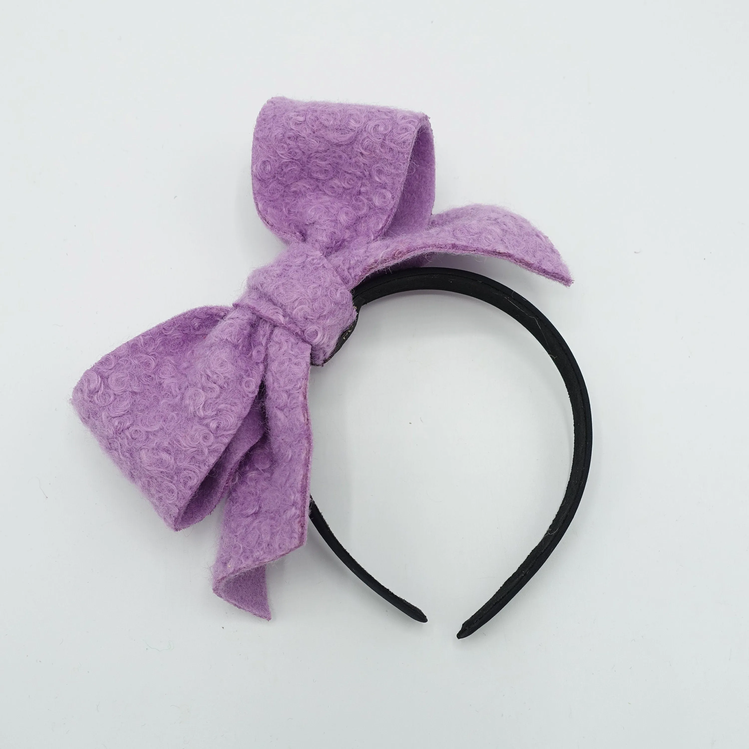 Teddy bow knot headband black hairband cute hair accessory for women