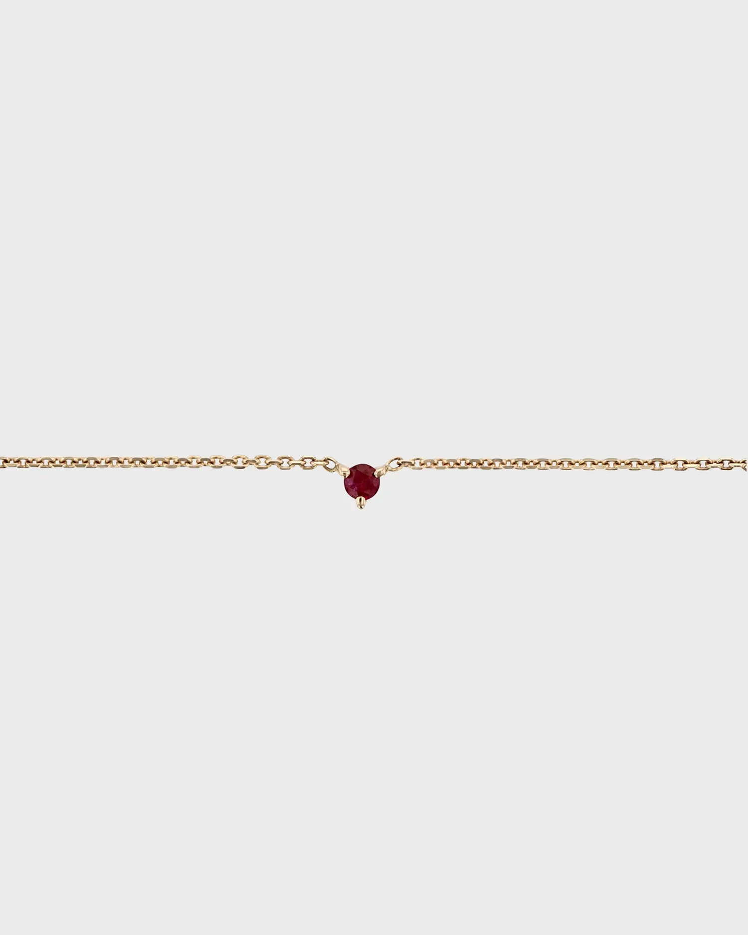 The Petite Garnet Birthstone Bracelet