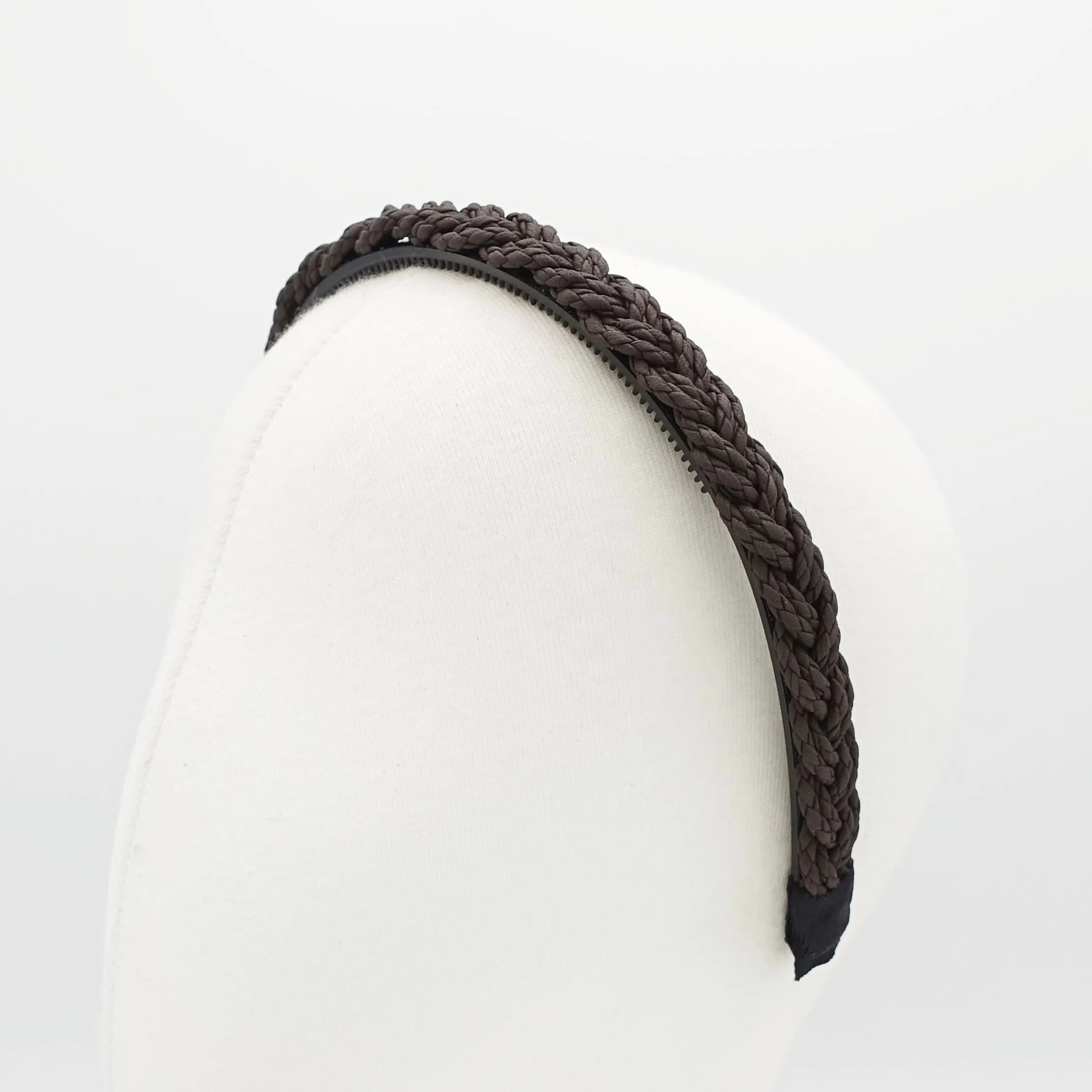 thread strand braided headband basic thin hairband women hair accessory