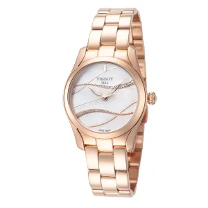 Tissot Women's T1122103311100 T-Wave 30mm Quartz Watch