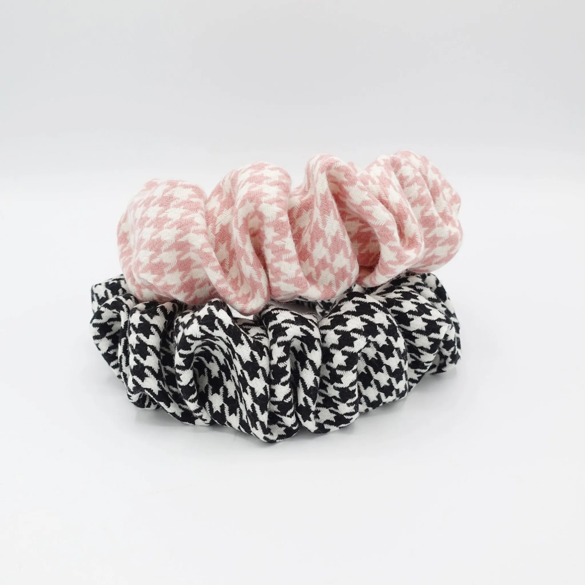 volume wave headband houndstooth check stylish hairband women hair accessories