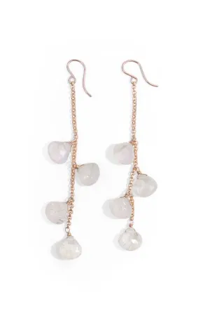 Waterfall Earrings - Moonstone