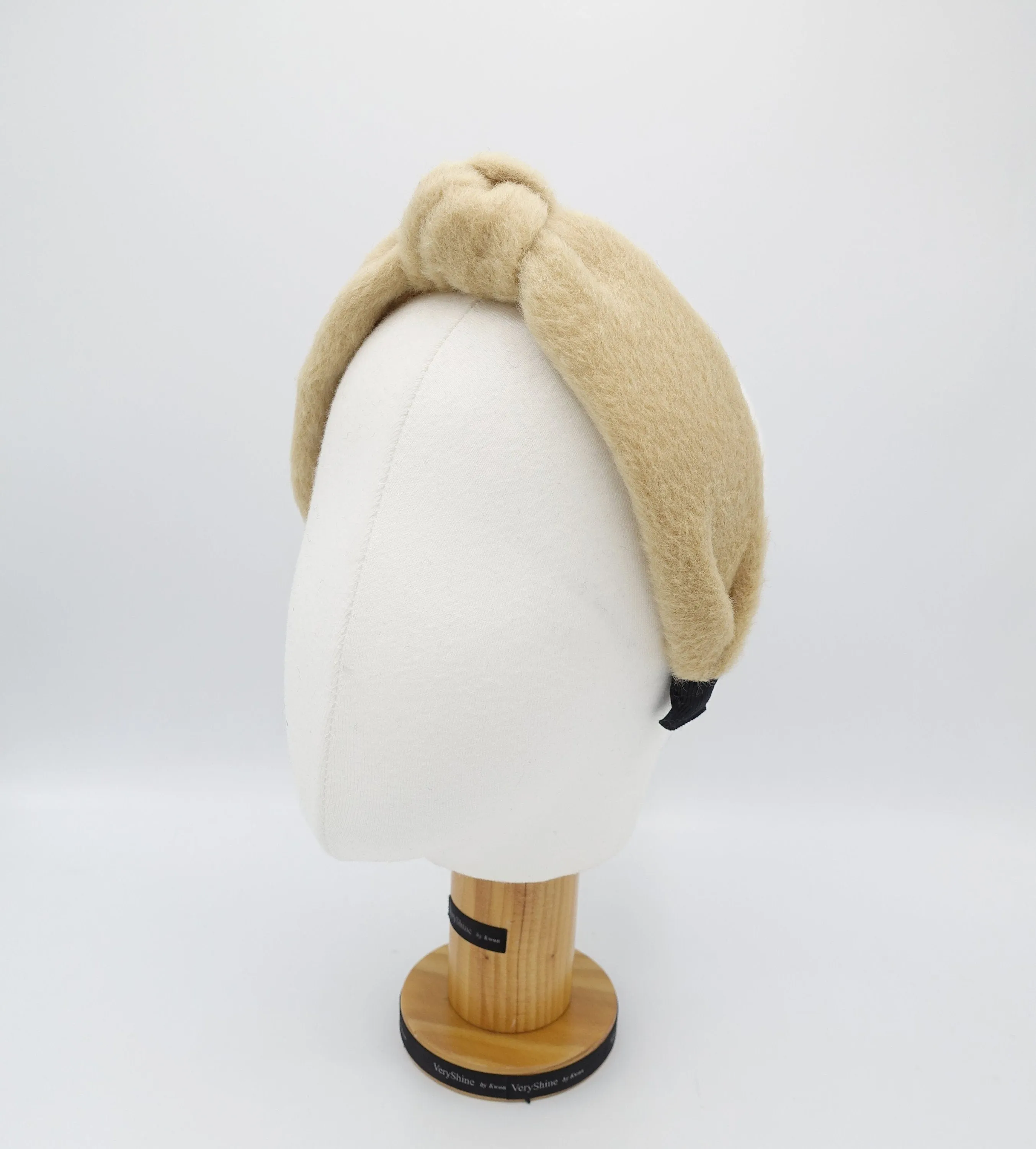 wool knot headband Winter fur fashion lambswool hairband women hair accessory