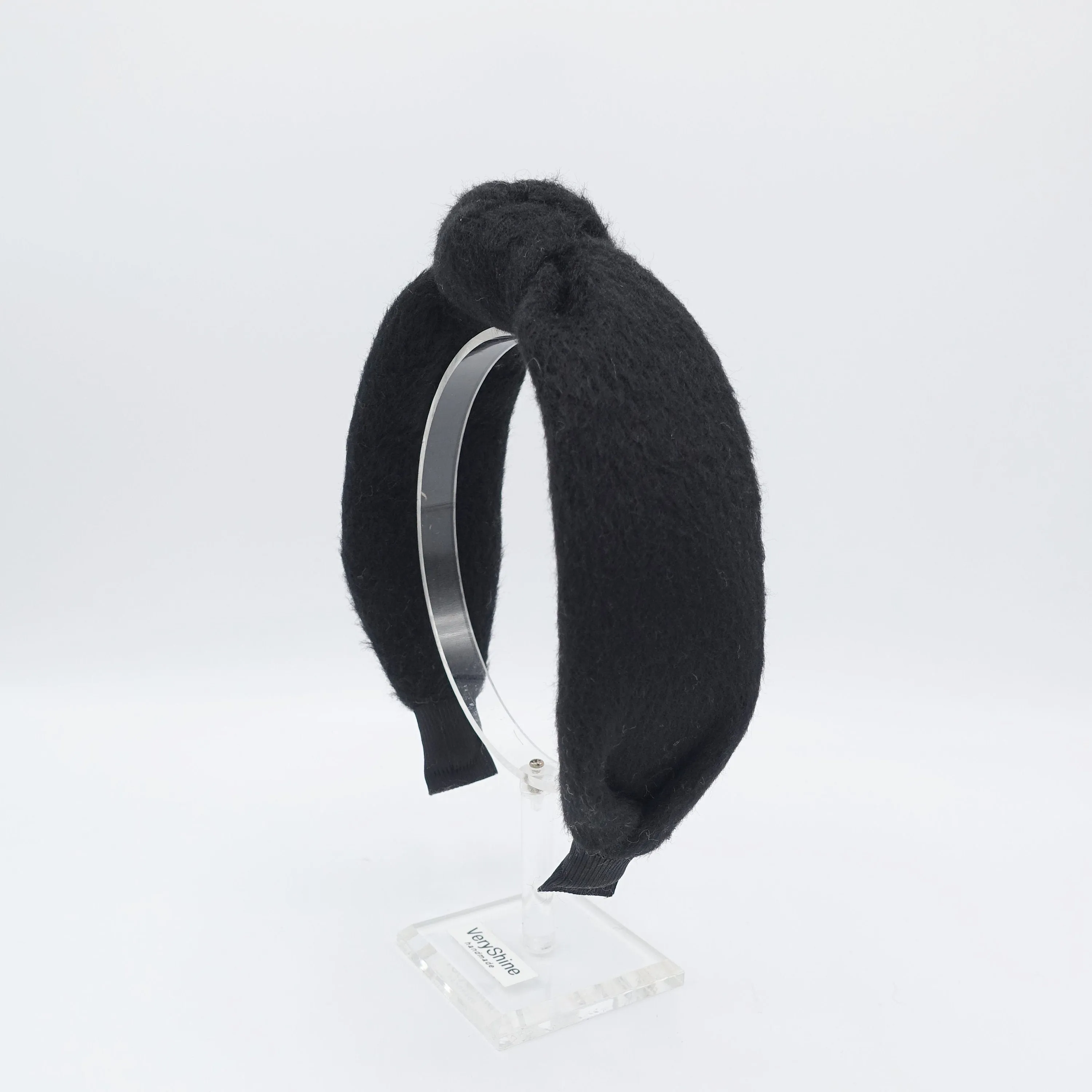 wool knot headband Winter fur fashion lambswool hairband women hair accessory