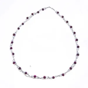 Xuxek Necklace - Garnet